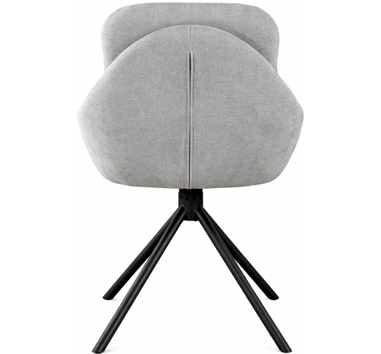Крісло поворотне ISLA сірий2